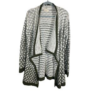 Blu Dahlia Sweater L Green Cardigan Knit Western Boho Neutral Country Concert